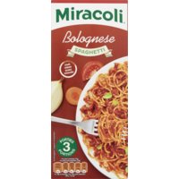 Een afbeelding van Miracoli Spaghetti Bolognese 3p BEL