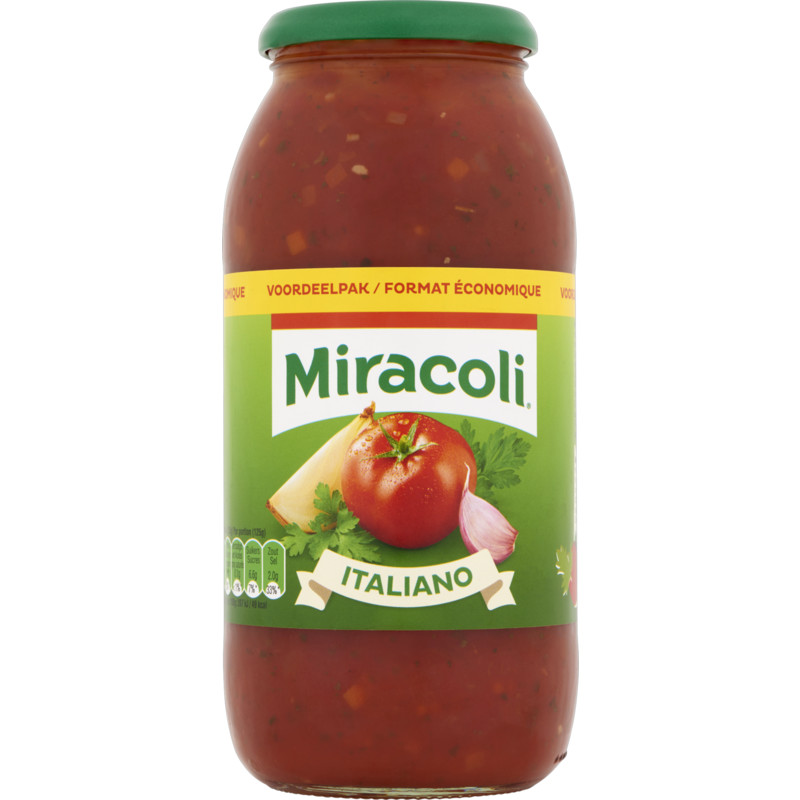 Een afbeelding van Miracoli Pasta sauce Italiano BEL
