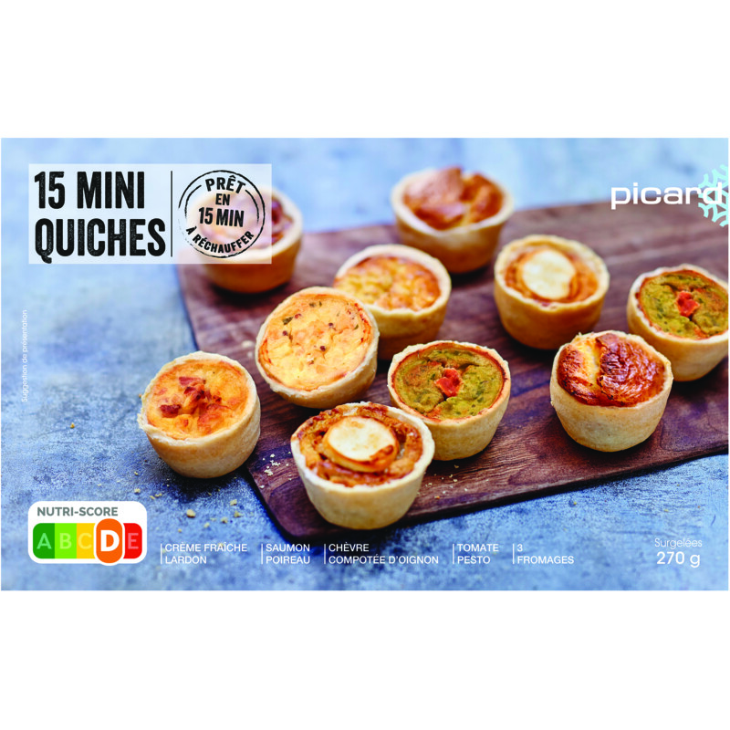 Een afbeelding van Picard Mini quiches