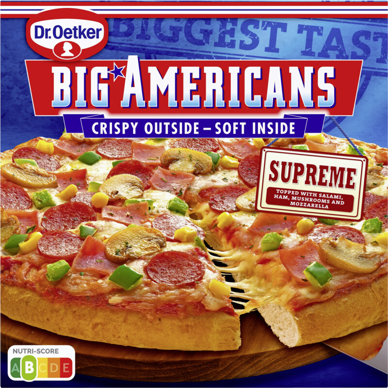 Werkloos Hertog verjaardag Dr. Oetker Big americans pizza supreme bestellen | Albert Heijn