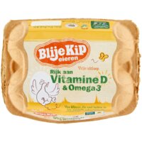 Een afbeelding van Blije Kip eieren Vitamine d & omega 3
