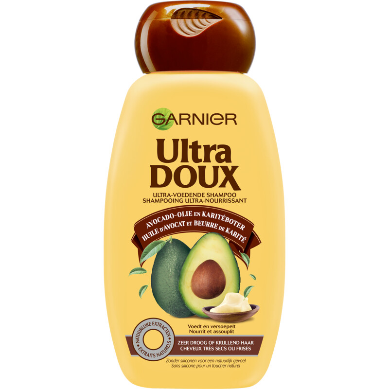 Een afbeelding van Ultra Doux Shampoo avocado-olie&karitboter BEL