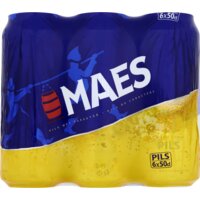 Een afbeelding van Maes Pils 6blik 50cl BEL