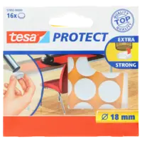 Tesa Anti krasviltjes 18mm wit