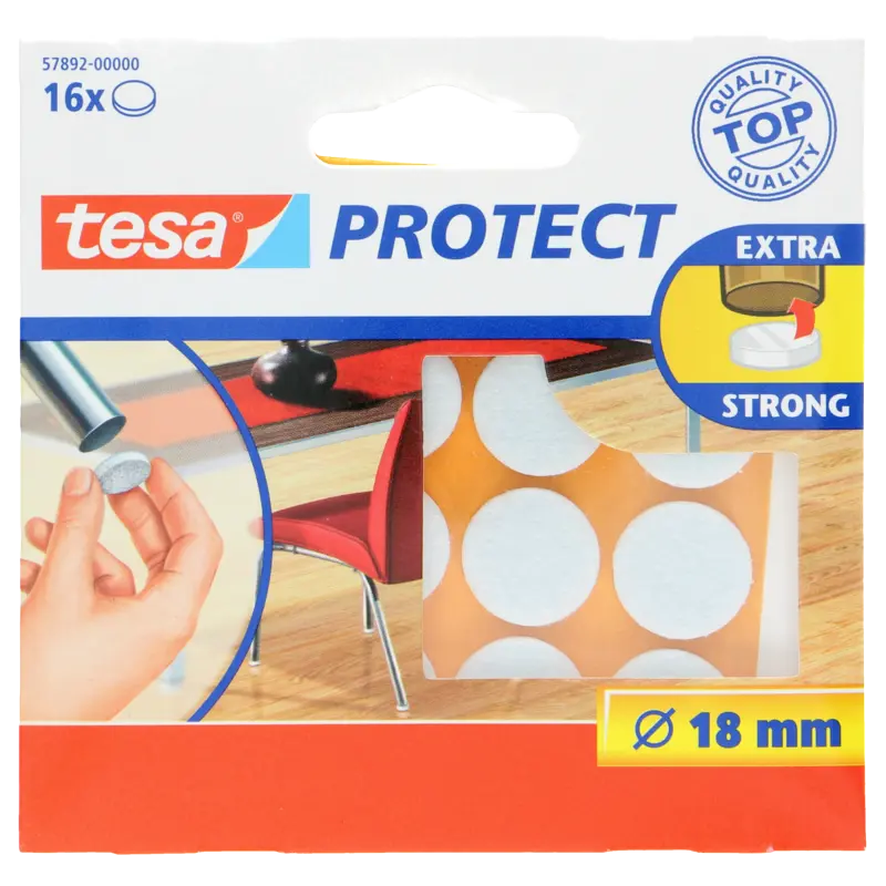Tesa Anti krasviltjes 18mm wit