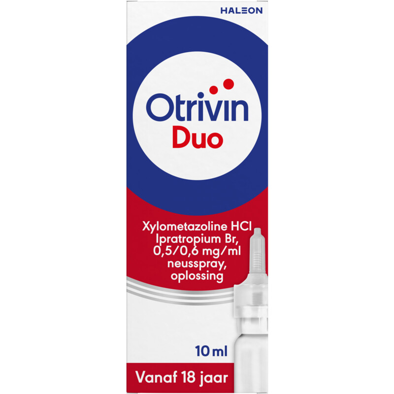 Een afbeelding van Otrivin Duo Neusspray bij verstopte en loopneus