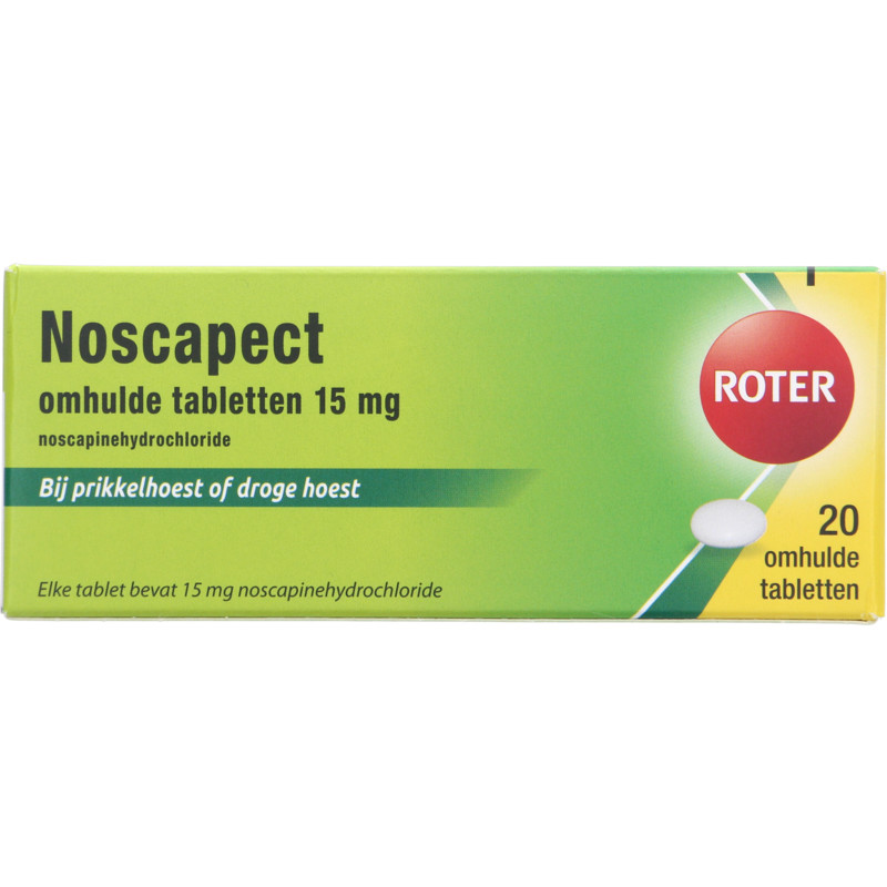 Een afbeelding van Roter Noscapect 15 mg tabletten