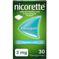 Afbeelding van Nicorette Kauwgom mint 2 mg
