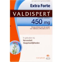 Een afbeelding van Valdispert Extra forte 450 mg tabletten