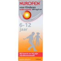Een afbeelding van Nurofen Voor kinderen aardbei suspensie