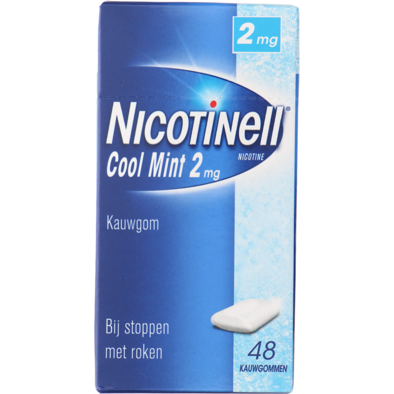 Een afbeelding van Nicotinell Mint kauwgom 2mg stoppen met roken