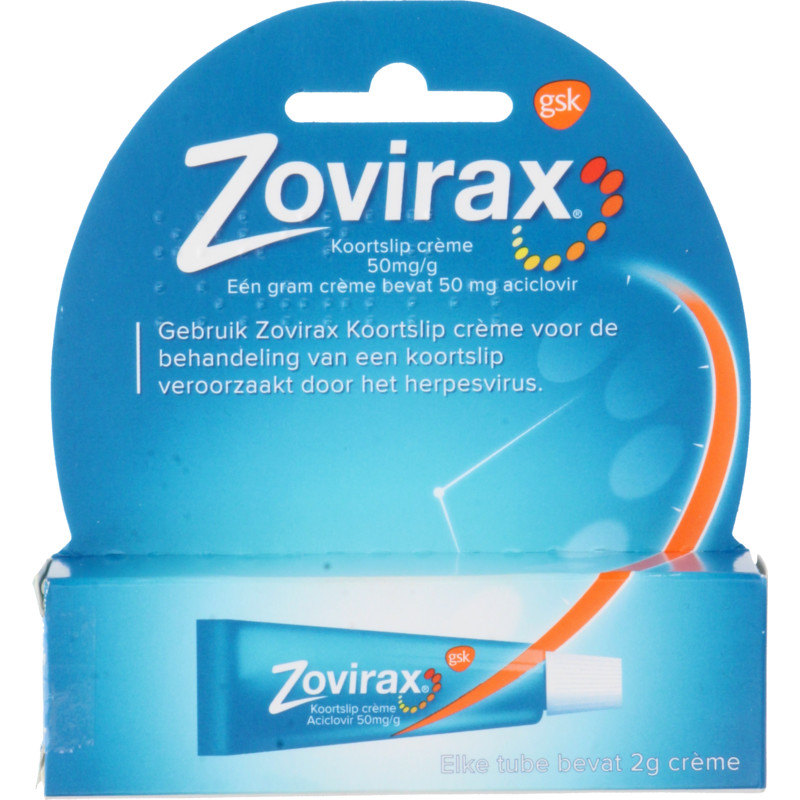 Een afbeelding van Zovirax Koortslip crème 50mg/g
