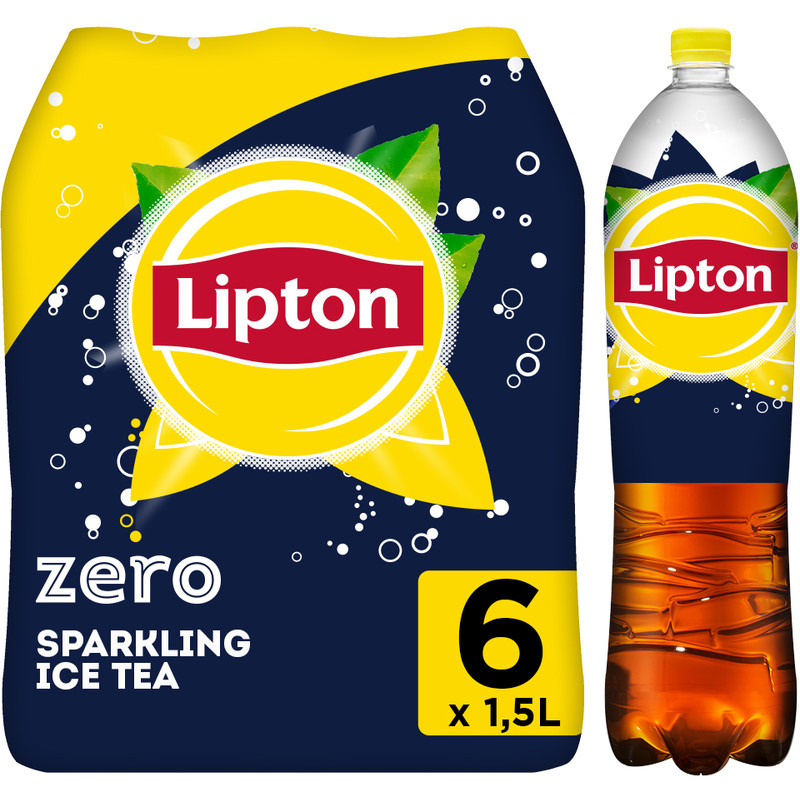 Een afbeelding van Lipton Ice tea sparkling zero 6petfl BEL