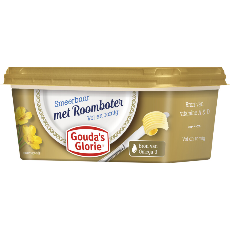 Een afbeelding van Gouda's Glorie Smeerbaar met roomboter