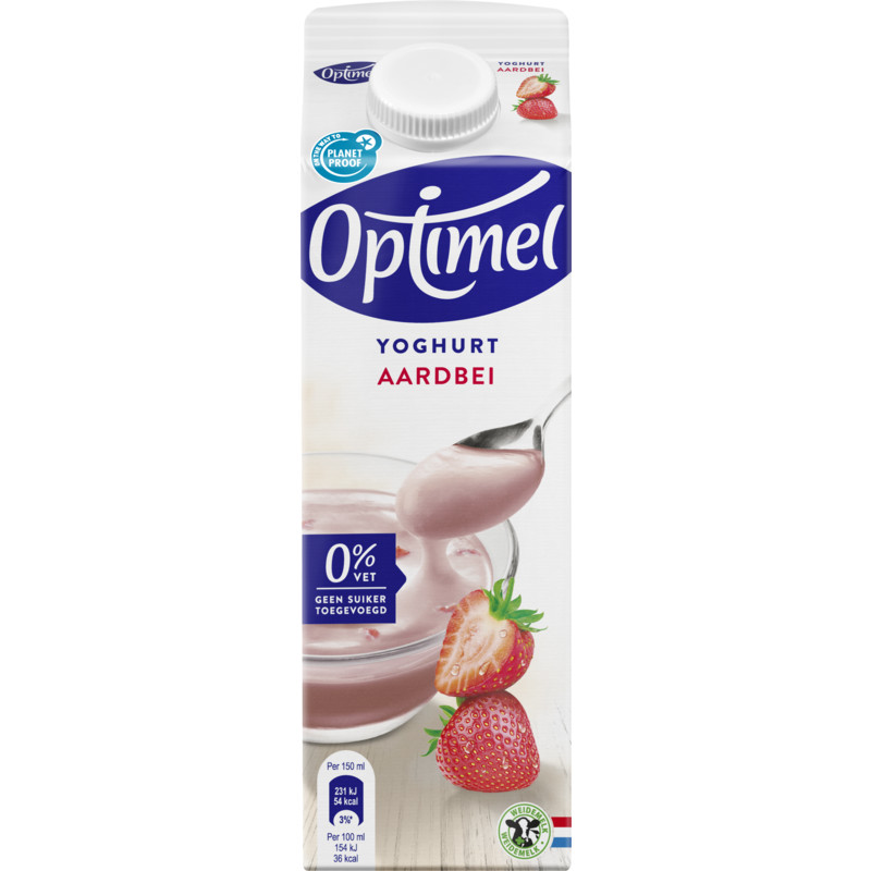 Een afbeelding van Optimel Magere yoghurt aardbei