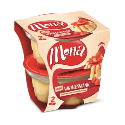 pdp-image-Mona Pudding vanille met aardbeiensaus duo