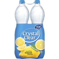 Een afbeelding van Crystal Clear Sparkling lemon 4-pack