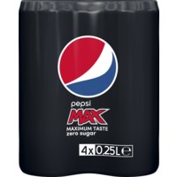 Een afbeelding van Pepsi Max 4-pack