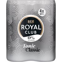 Een afbeelding van Royal Club Tonic 0% 4-pack