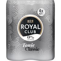 Een afbeelding van Royal Club Tonic 0% 4-pack