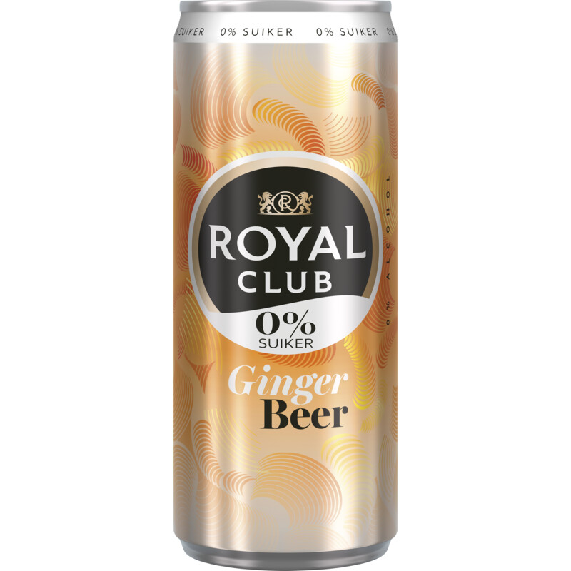 Een afbeelding van Royal Club Ginger beer 0% suiker