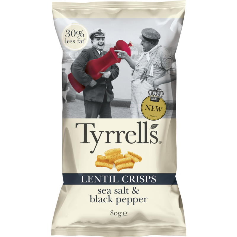 Een afbeelding van Tyrrells Lentil salt en pepper