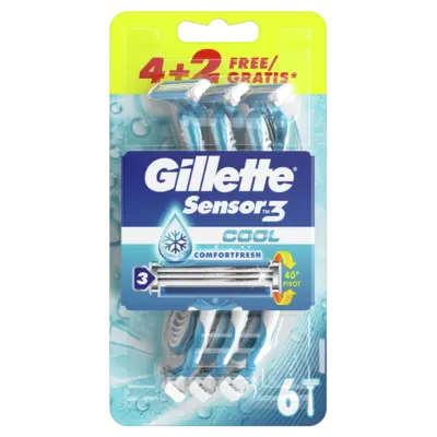 pdp-image-Gillette Sensor3 Cool 4+2  stuks