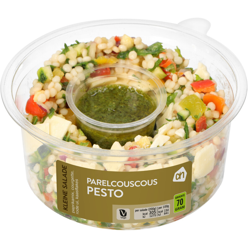 Een afbeelding van AH Kleine salade parelcouscous pesto