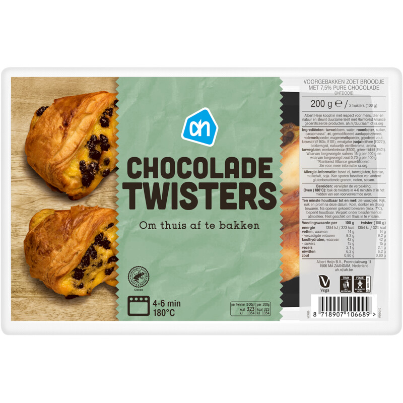 AH Chocolade twisters bestellen | Albert Heijn