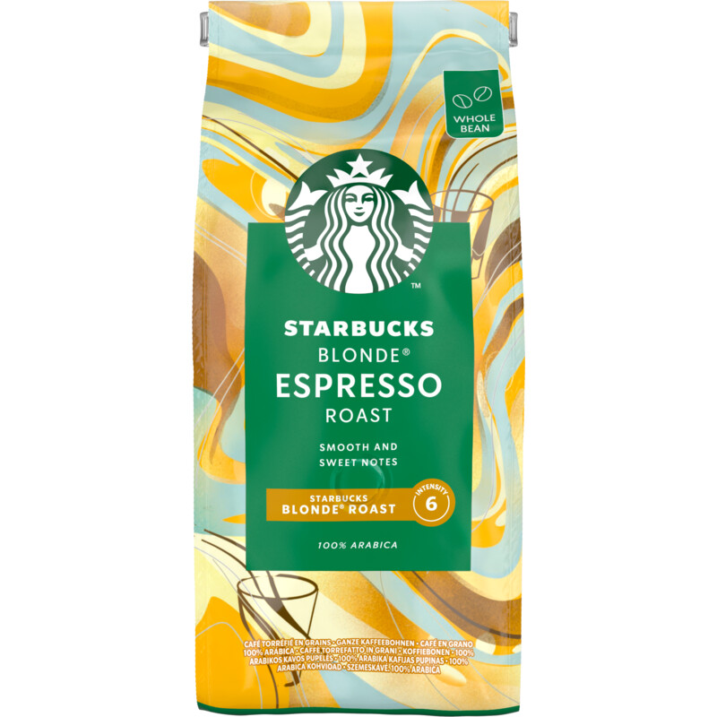 Starbucks Blonde espresso roast koffiebonen bestellen Albert Heijn