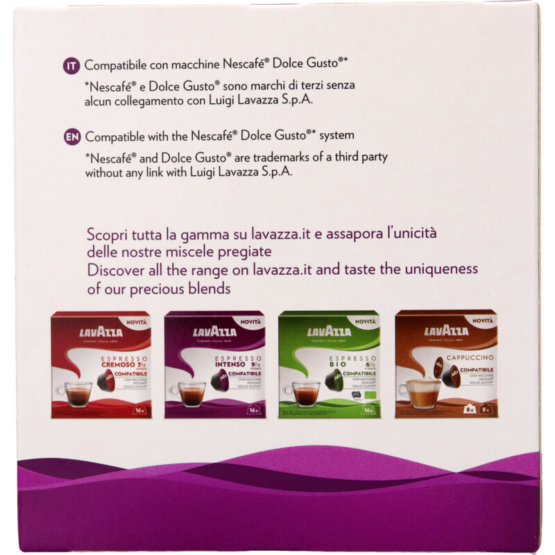 Een afbeelding van Lavazza Dolce gusto espresso intenso capsules