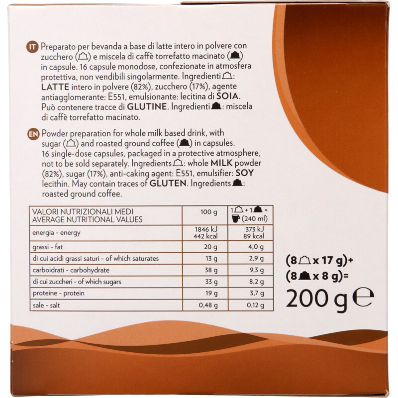 Een afbeelding van Lavazza Dolce gusto cappuccino capsules