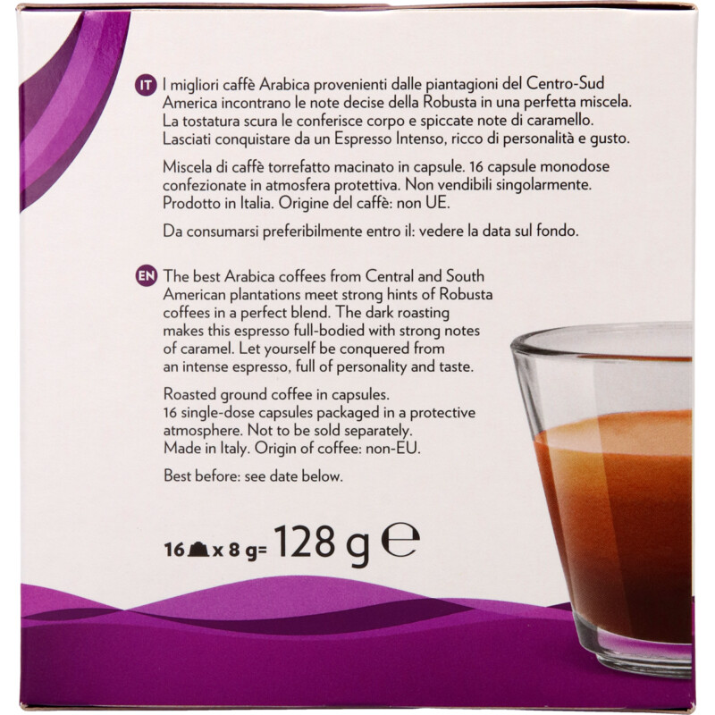 Een afbeelding van Lavazza Dolce gusto espresso intenso capsules