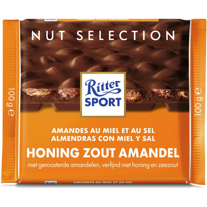 Een afbeelding van Ritter Sport Melk honing zout amandel