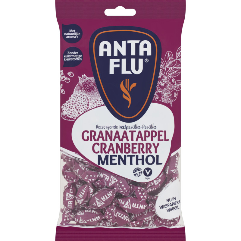 Een afbeelding van Anta Flu Granaatappel cranberry menthol