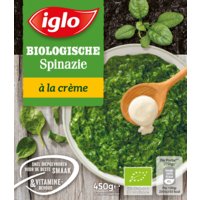 Een afbeelding van Iglo Biologische spinazie à la crème