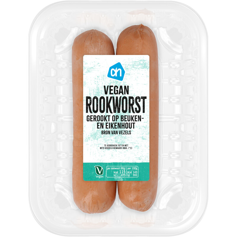 Een afbeelding van AH Vegan rookworst