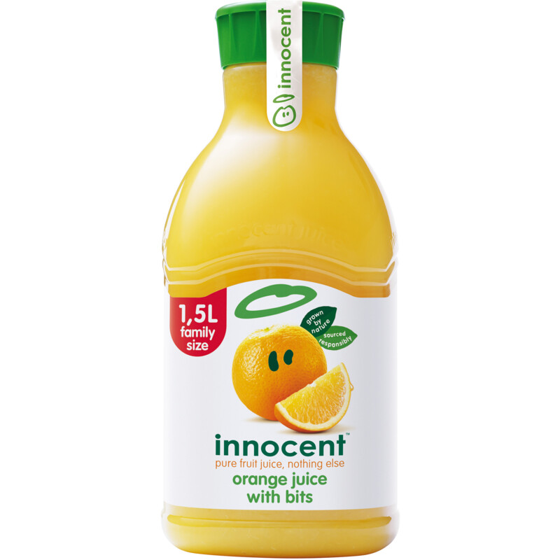 Een afbeelding van innocent Juice orange with bits