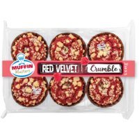 Een afbeelding van Muffinmasters Red velvet crumble muffin