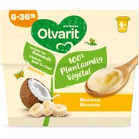 Een afbeelding van Olvarit Plantaardig toetje banaan 6-36m