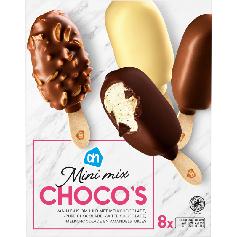 Een afbeelding van AH Choco's mini mix