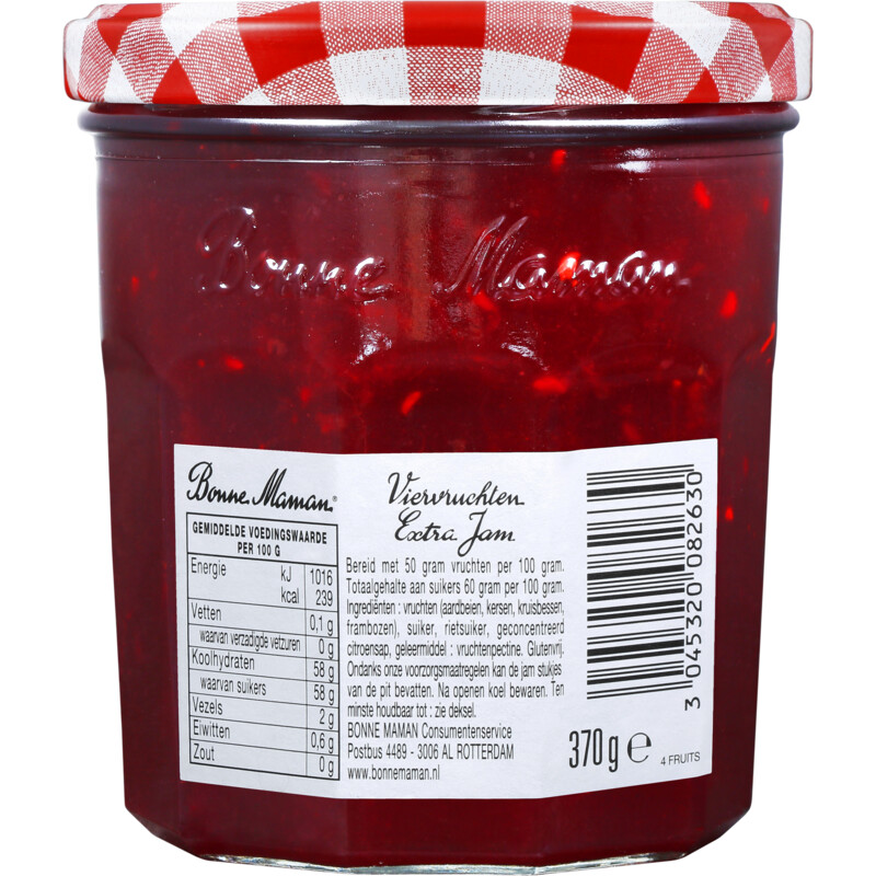Een afbeelding van Bonne Maman Viervruchten confiture