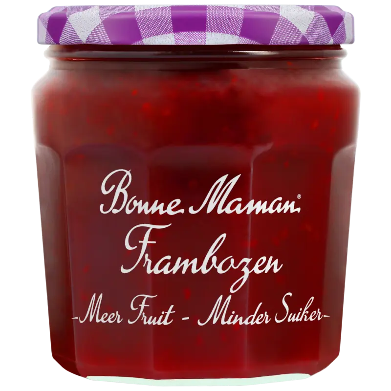 Bonne Maman Frambozen meer fruit minder suiker