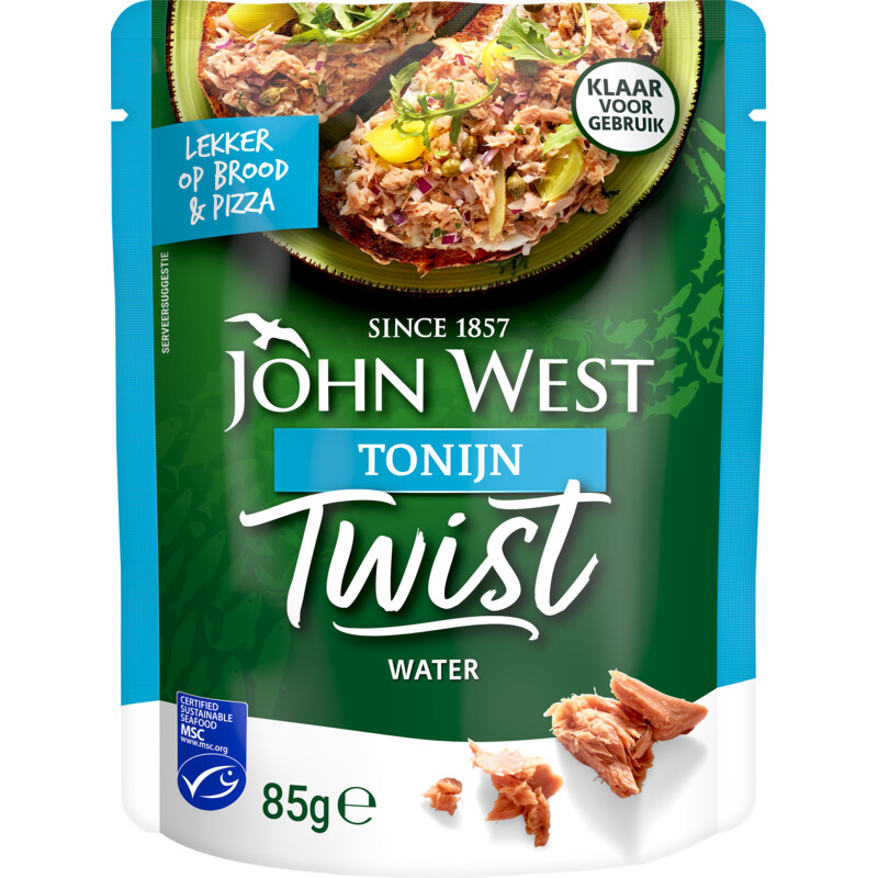 Een afbeelding van John West Tonijn twist  water