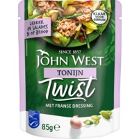 Een afbeelding van John West Twist tonijn met Franse dressing