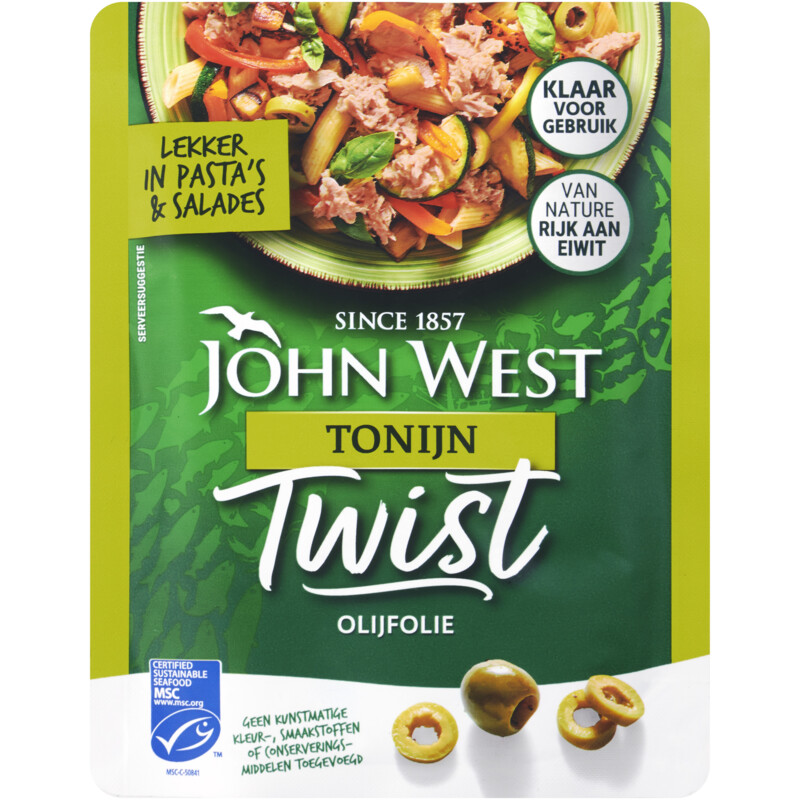 Een afbeelding van John West Tonijn twist  olijfolie