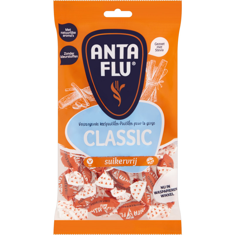 Een afbeelding van Anta Flu Classic keelpastilles suikervrij