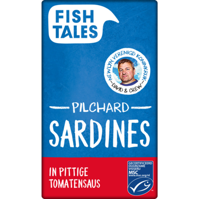 Een afbeelding van Fish Tales Sardines in pittige tomatensaus