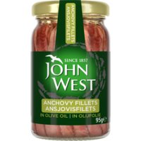Een afbeelding van John West Ansjovisfilets in olijfolie