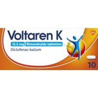 Een afbeelding van Voltaren K 12,5 mg pijnstiller tabletten